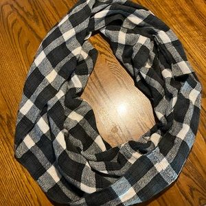 Grey and white scarf. Barely worn